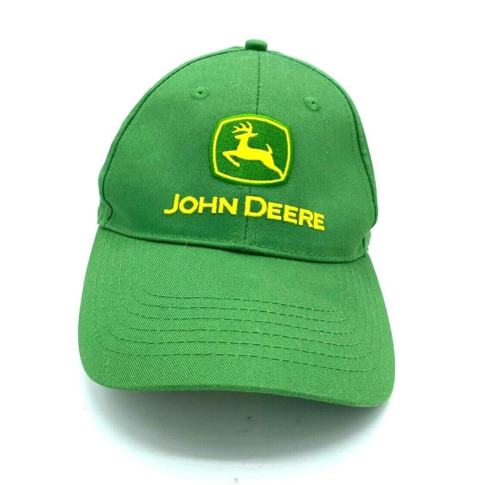 John Deere Snapback Green Trucker Farmer Cap Hat
